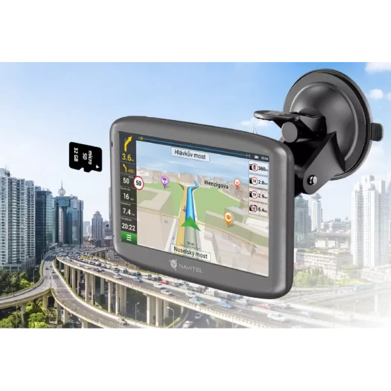 Navitel E501 Navigator 12,7 cm (5 Zoll) TFT Touchscreen Grau
