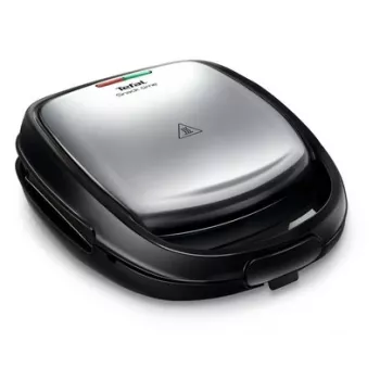 Tefal SW341D12 Sandwichmaker 700 W Schwarz, Edelstahl