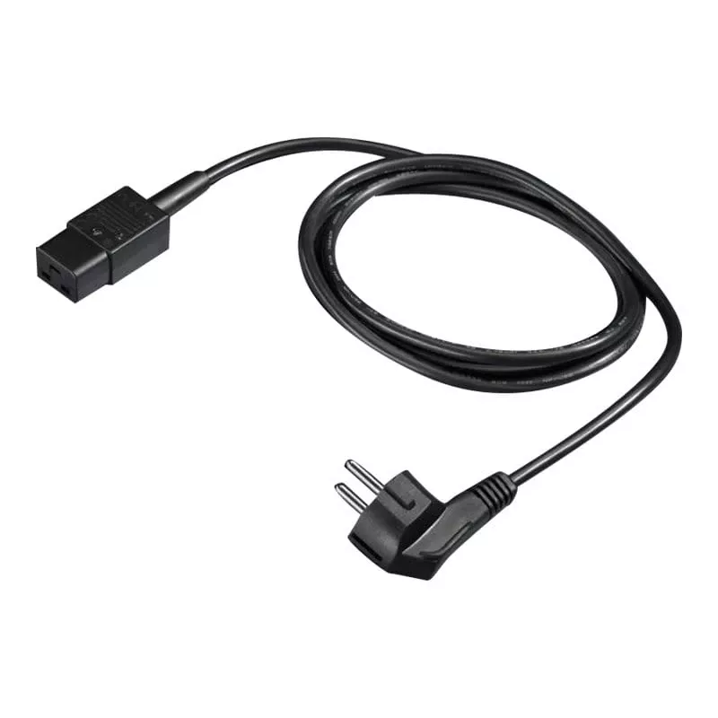 Netzstecker Typ F Rittal DK 7200.216 Schwarz 1,8 m