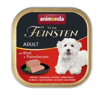 Nassfutter für Hunde animonda ANIMONDA Vom Feinsten Beef Adult 150 g, getreidefrei, zuckerfrei, konservierungsstofffrei