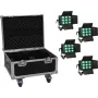 LED-Lichtset EUROLITE CLS-9 QCL RGB/WW 9x7W — 9 Scheinwerfer, RGB + Warmweiß, je 7W LEDs