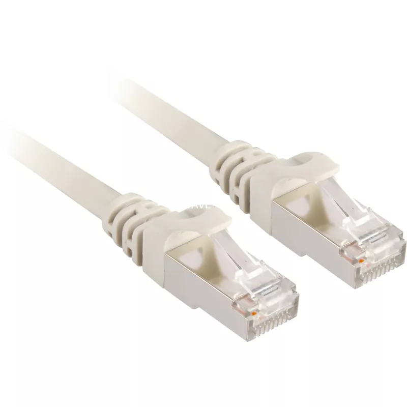 Sharkoon Patchkabel RJ45 Cat.6 SFTP Grau 20 Meter - Netzwerk - CAT 6