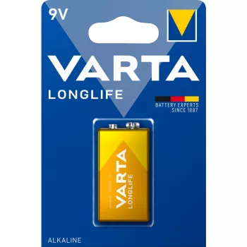 VARTA LONGLIFE Batterie E-Block (9V-Block) 1er (4122101411)