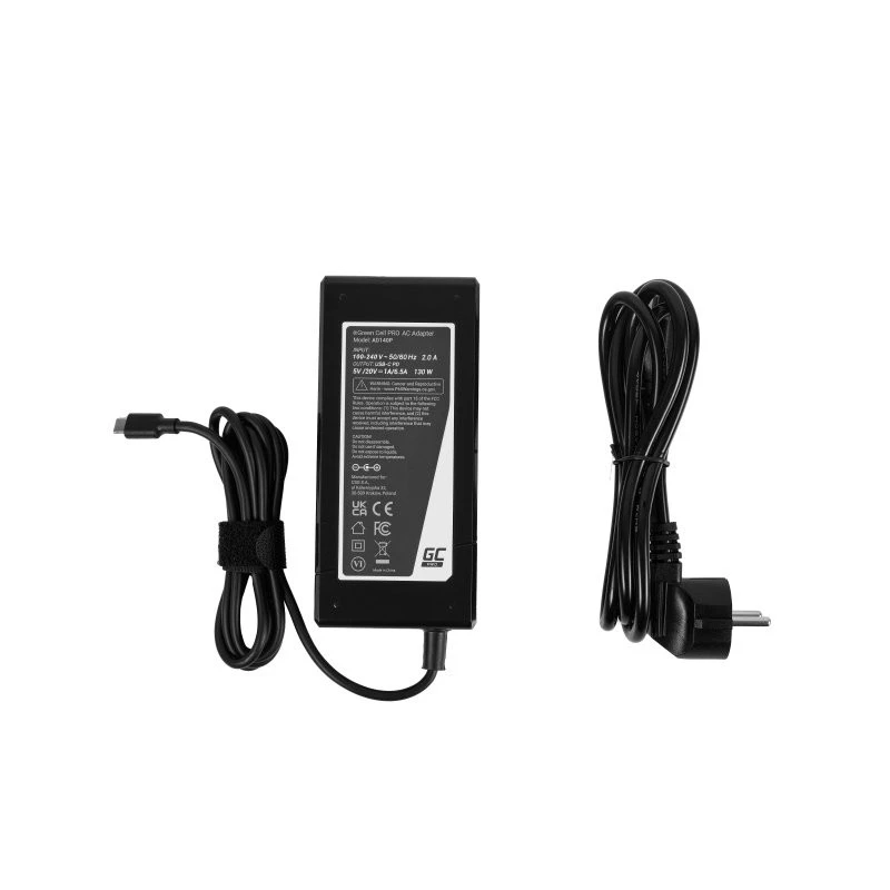 Grün Cell AD140P Netzteil Universal 130 W Schwarz