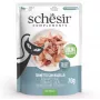 Nassfutter für Katzen Agras Pet Foods SCHESIR Thunfisch mit Seehecht in Gelee, 70 g, getreidefrei, soja- und glutenfrei