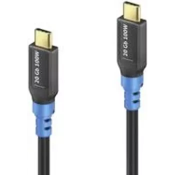 USB-Kabel PureLink FI-U400-003 USB4 Gen 2x2 0,3 m USB-C Schwarz Blau