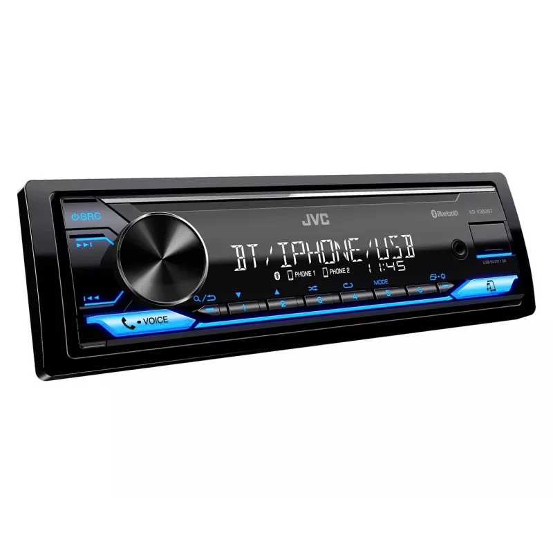 Autoradio JVC KDX-382BT mit Bluetooth und USB — Single DIN, AUX-Eingang, FM-Tuner