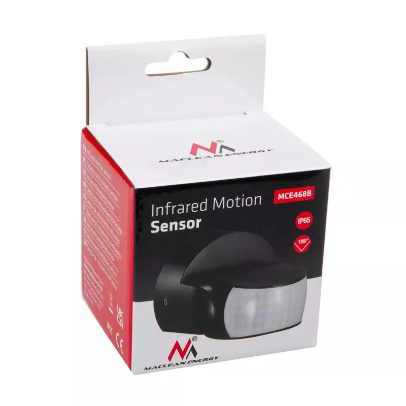 Infrarot-Bewegungsmelder MACLEAN MCE468B IP65 — Infrarot-Präsenzmelder, wetterfest