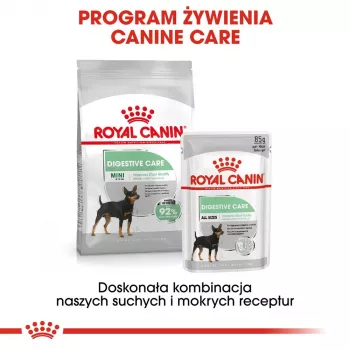 Trockenfutter für Hunde Royal Canin Mini Digestive Care 3 kg — kleine Rassen, Geflügel, ausgewachsen, Verdauungsunterstützung