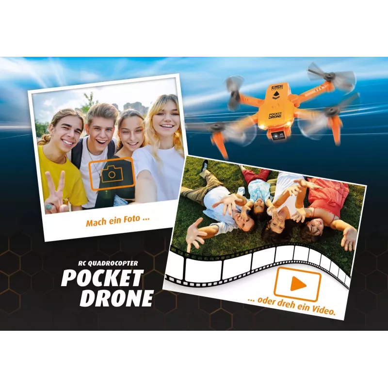 RC-Quadrocopter REVELL Pocket Drone 23810 — 2,4 GHz, 4-Kanal-Fernsteuerung