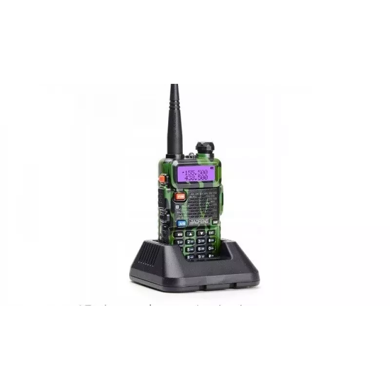 Tragbares Zwei-Wege-Funkgerät Baofeng UV-5R 5W HT Camo — Dualband FM, 5 W, 1800 mAh Batterie