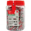 fischer Dübel DUOPOWER 8x40 BigBox Hellgrau/Rot 450 Stück wiederverschließbar (570549)