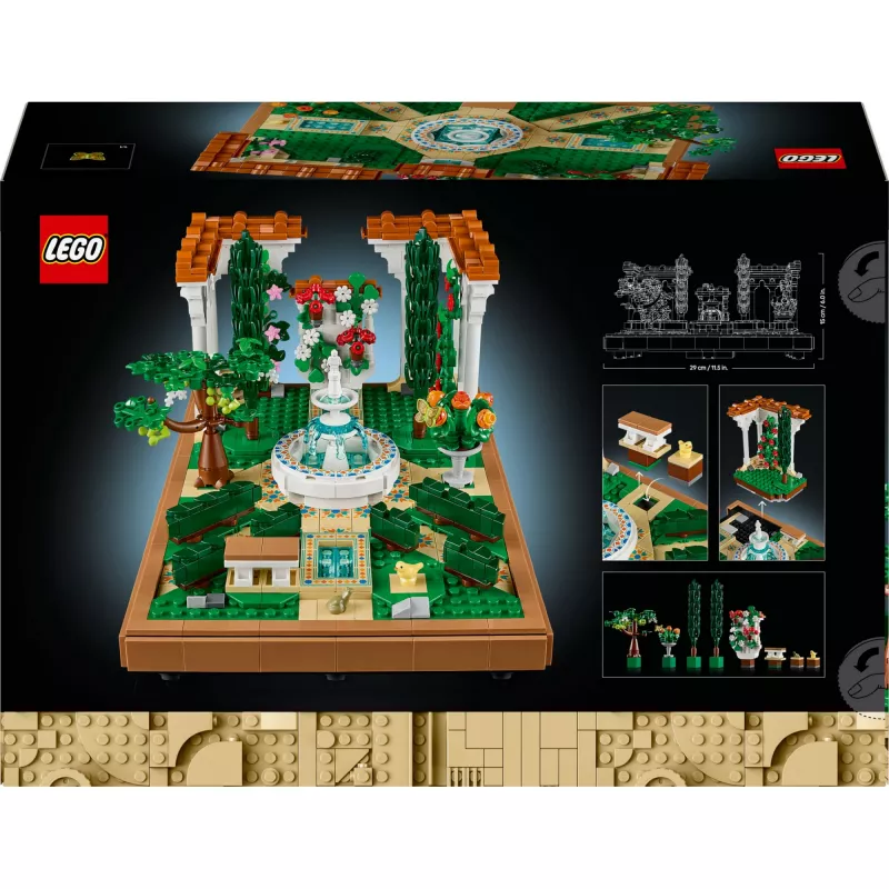 LEGO ICONS 10359 Springbrunnen-Garten