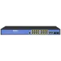 Netzwerk-Switch ERNITEC ELECTRA-M16-1GB-285W – 16-Port Layer 2+ mit 2 x Gigabit RJ45, 285 W Leistung