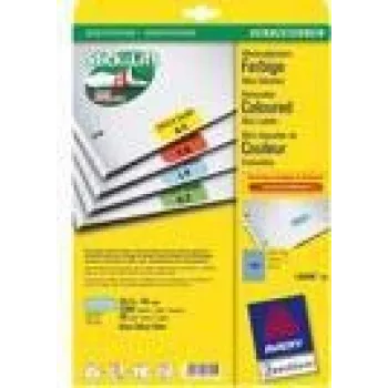 Selbstklebendes Etikett Avery L6048-20 Blau
