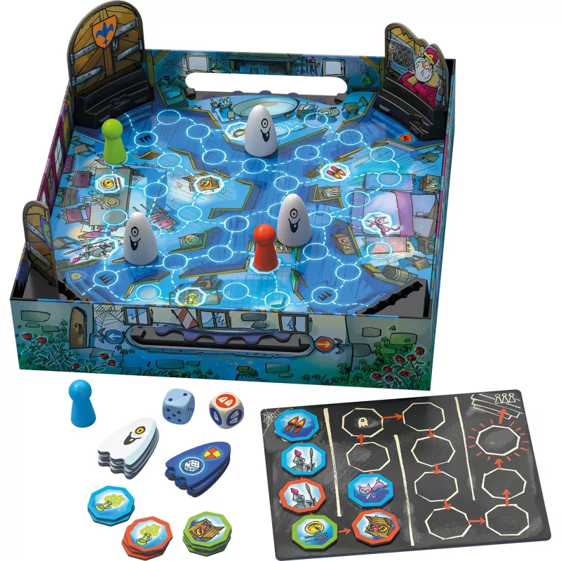 Drei Magier: Die verdrehte Spuknacht, Brettspiel