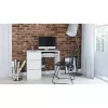 Computer desk top e shop LIMA LEWE BIEL MAT — gerade, rechteckig, Spanplatte, 980×510×760 mm
