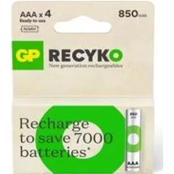Wiederaufladbare Batterie GP ReCyko Micro AAA 850 mAh 1,2 V
