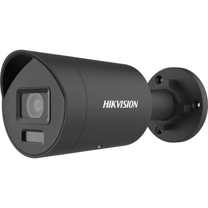 IP-Sicherheitskamera Hikvision Pro Series 6 MP Darkfighter feste Mini-Bullet, 6 MP, 1/2,4-Zoll-CMOS, 114,8°×60° Sichtfeld, 30 fps, kabelgebunden, innen/außen, Decke/Wand, schwarz
