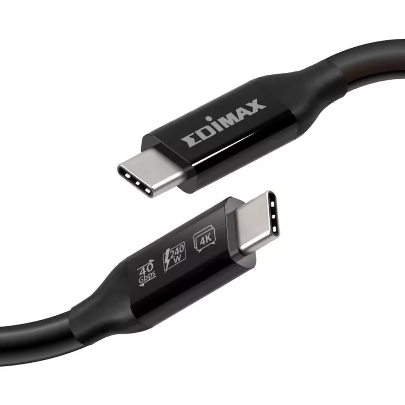 Edimax UC4 1 m 40 Gbit/s Schwarz