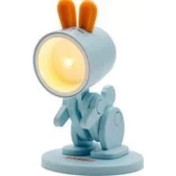 Tischlampe RealPower 486317 LED Blau Orange 1 Birne Batterie