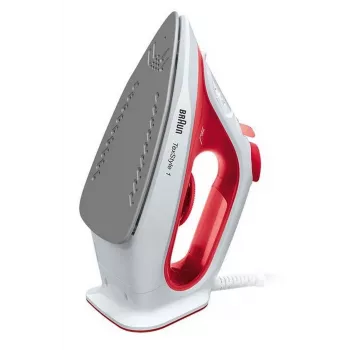 Braun SI 1019 RD Dampfbügeleisen Antihaft-Bügelsohle 1900 W Rot