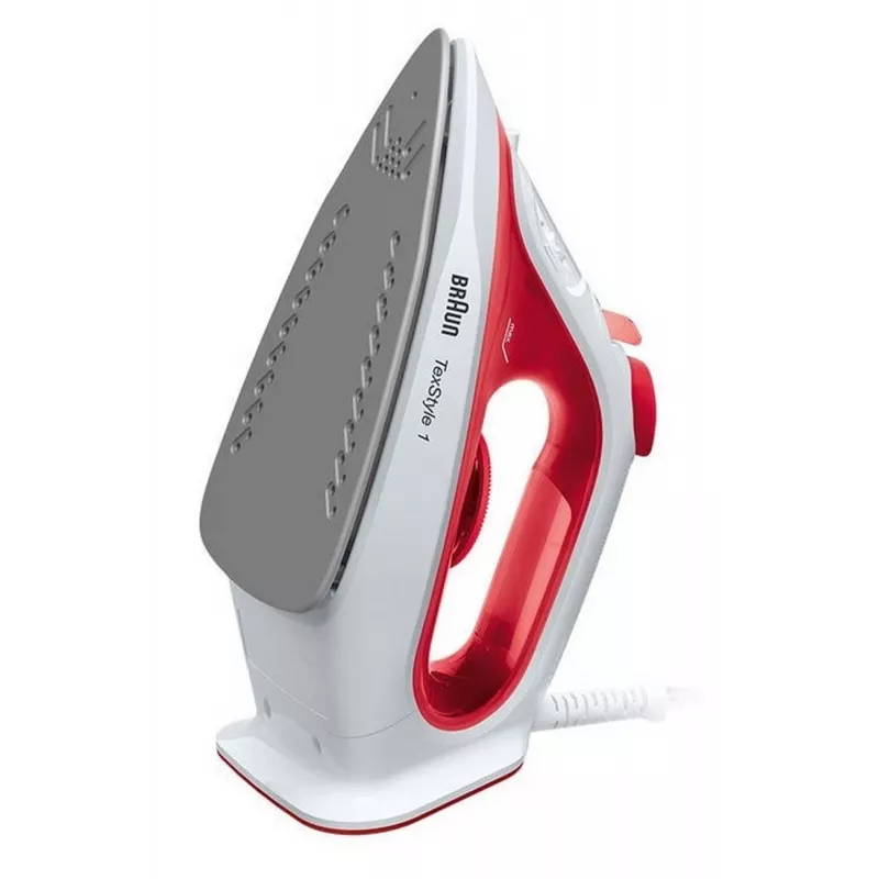 Braun SI 1019 RD Dampfbügeleisen Antihaft-Bügelsohle 1900 W Rot