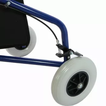 Dreirad-Rollator REHA FUND RF-611 Barcelona, Stahlrahmen, faltbar, höhenverstellbar 82–97 cm, max. Belastung 110 kg, abschließbare Räder, Korb