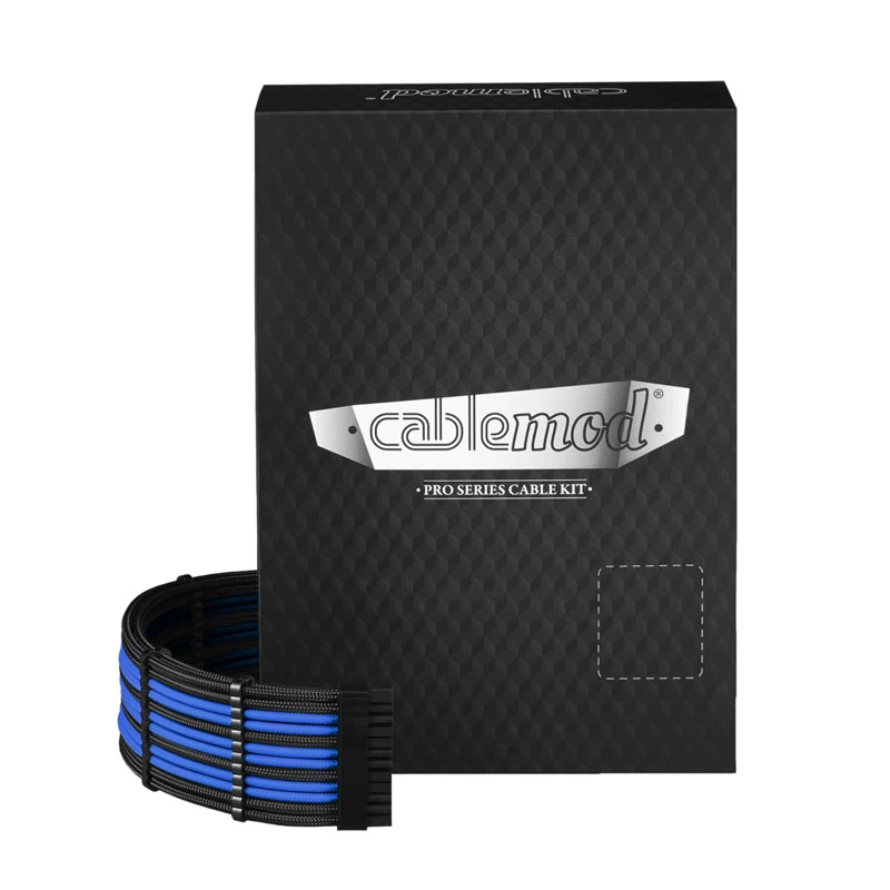 CableMod RT-Series PRO ModMesh 12VHPWR Dual-Kabelset für ASUS/Seasonic - schwarz/blau