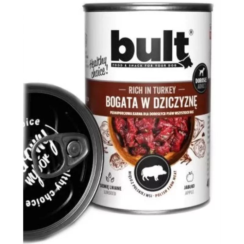 BULT Reich an Wild - Nassfutter für Hunde - 800 g