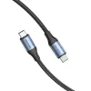 Vention USB4 Gen 3x2 Typ-C-auf-Typ-C-Kabel 1 m, 5 A, Aluminiumlegierung, baumwollumflochten