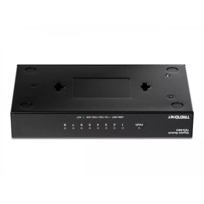 TRENDNET 8-Port Gigabit Switch mit Metallgehäuse