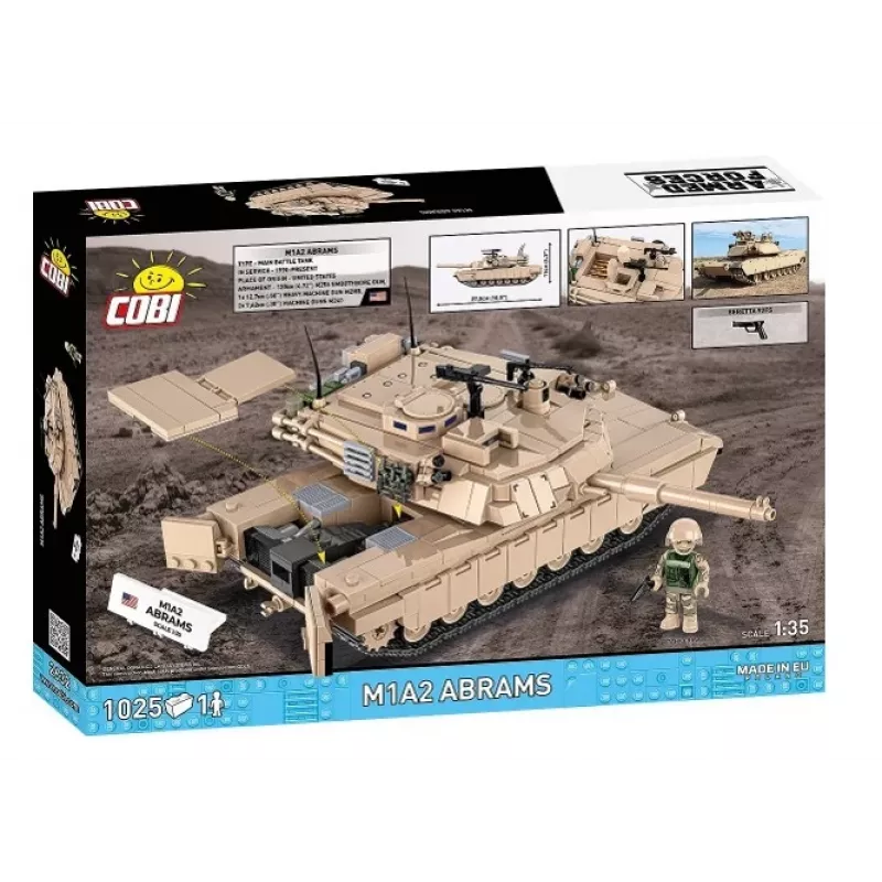 Konstruktionsset-Bausteine Cobi M1A2 Abrams 1025 Teile Modell COBI-2632