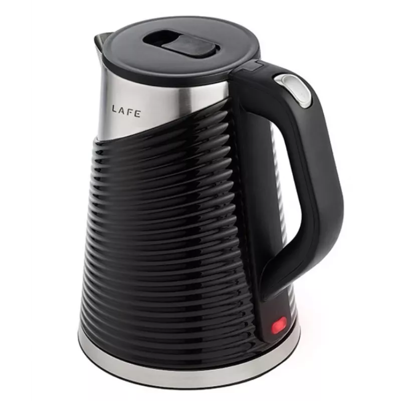 Elektrischer Wasserkocher LAFE 1,8 l 2200 W Elegant Schwarz