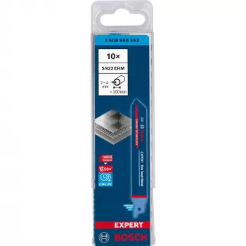 Bosch Expert 2 608 900 362 Stichsäge-/Säbelsäge-/Reciprosägeblatt Carbide 10 Stück