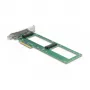 DeLOCK PCI Express 4.0 x8 Karte auf 2 x interne U.2 NVMe SFF-8639 Bifurcation