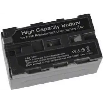 Wiederaufladbare Batterie walimex NP-F750 4400 mAh für kompatible Kamera- und Videoausrüstung