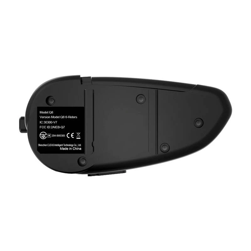 Motorrad-Gegensprechanlage EJEAS Q8 Bluetooth Helm-Kommunikator Langstrecken-Gegensprechanlage