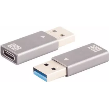 Kabel-Adapter ShiverPeaks BS14-05033 USB A auf USB C grau