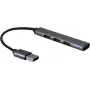 STANDARD USB 3.0 Hub, USB-A-Stecker, 4x USB-A-Ports (3x USB 2.0 + 1x USB 3.2 Gen1) (S3018)