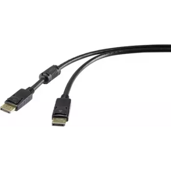 DisplayPort-Kabel Renkforce 1409674 – 50 cm, Digital Video, DisplayPort 1.2