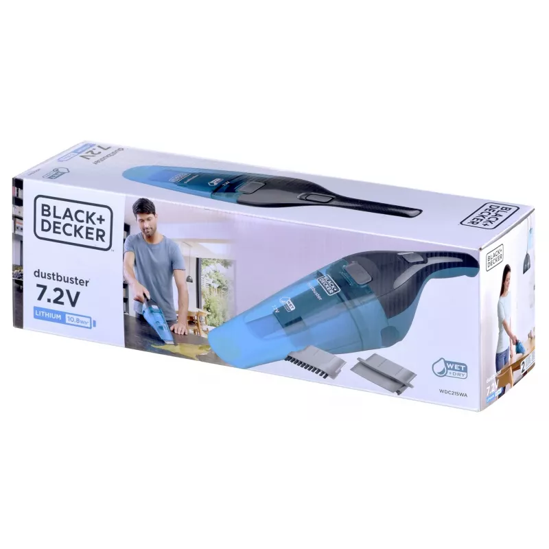 Handstaubsauger Schwarz & Decker WDC215WA — Trockenreinigung 0,385 l, 7,2 V Li-Ion, 14 AW Saugkraft, 10 min Laufzeit