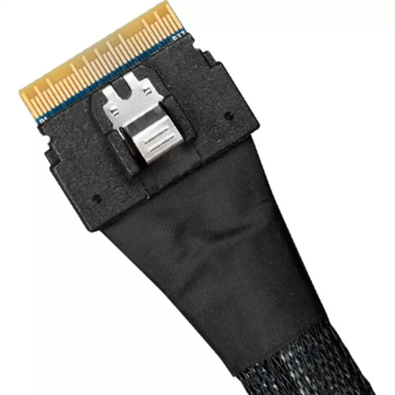 Internes SAS-Kabel RAIDSONIC MB206L-B schlank 50 cm SAS 8i auf OCuLink 4i