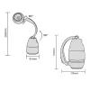 Wiederaufladbare LED-Campinglampe MACLEAN MCE298 3W tragbar, USB-betrieben, kompakt
