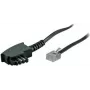 ShiverPeaks BS70000-15 Telefonkabel 15 m Schwarz