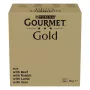 Nassfutter für Katzen Purina Nestlé GOURMET Gold Mus Mix — 96 x 85 g, 4 Sorten, ausgewachsene Katzen, 77,5 % Feuchtigkeit