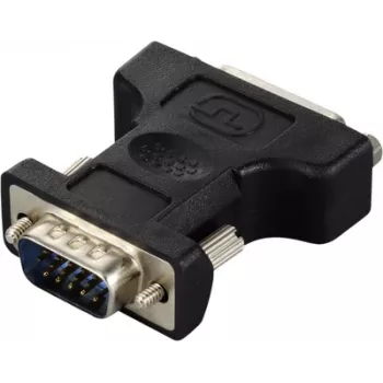 Renkforce RF-6667626 DVI-VGA-Adapter [1x DVI-Buchse 24+. - 1x VGA-Stecker] Schwarz - Digital/Anzeige/Video (RF-6667626)