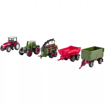 Spielzeug-Landwirtschaftsfahrzeug-Set Siku Farmer 8300 — Druckguss-Landmaschinenmodelle