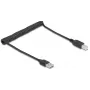 USB-Kabel DeLOCK 90130 USB 2.0 0,8 m Schwarz