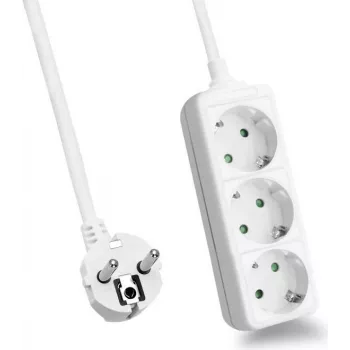 Steckdosenleiste helos CLASSIC 3-fach 3,0 m Kabel ohne Schalter